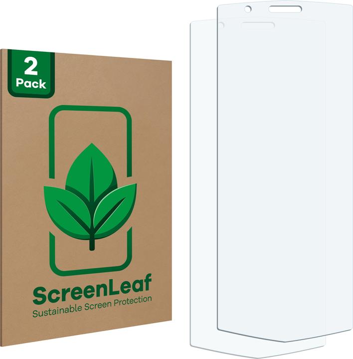 Productafbeelding ScreenLeaf Beschermfolie duurzame screenprotector screenprotector folie helder transparant (2 Stuk, Cubot Pocket 3)