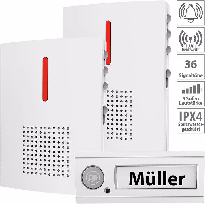 Actual product image CasaControl Radio doorbell & 2 receivers