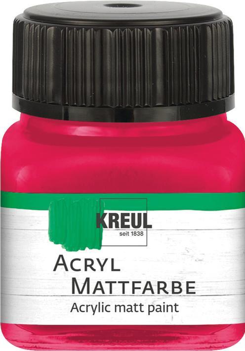 Produktbild Kreul Acryl Mattfarbe, 20 ml (Karminrot, 20 ml)