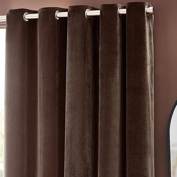 Immagine prodotto Yard Tende in ciniglia con occhielli in velluto (168 x 137 cm)