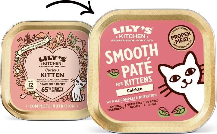 Actual product image Lily's Kitchen Kitten Chicken (Junior, 19 pcs., 1615 g)