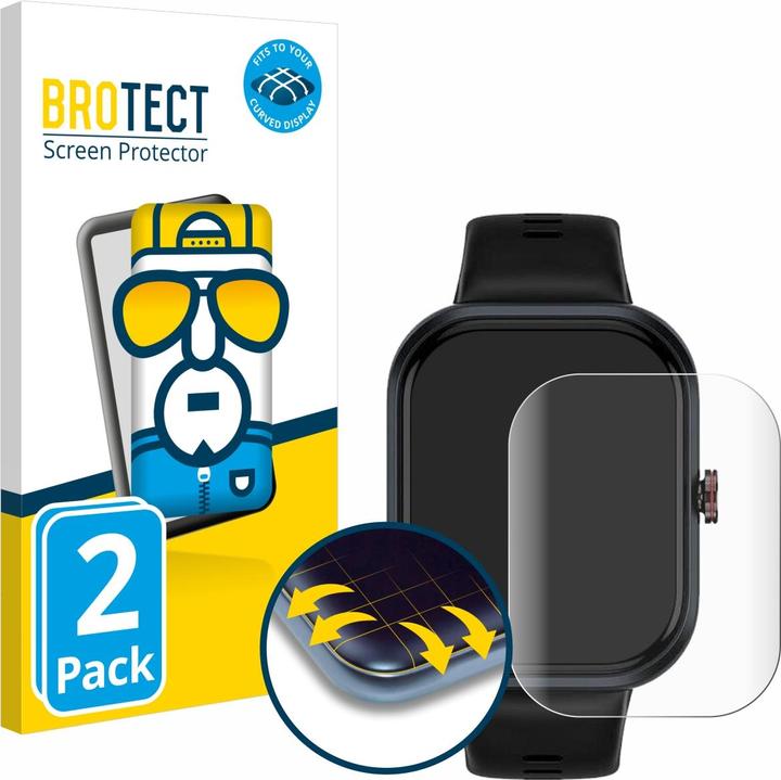 Produktbild BROTECT Fullscreen Schutzfolie Displayschutz Folie Klar Transparent