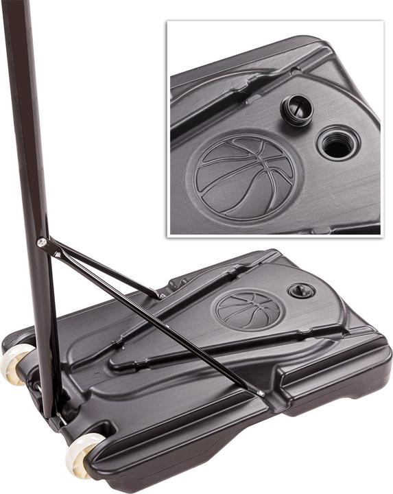 Image du produit Dema Panier de basket-ball extensible avec support jusqu'à 305 cm