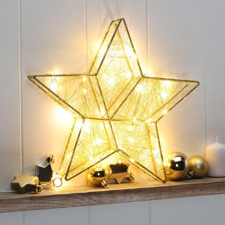 Actual product image Hermex LED Christmas Star Metal Star LED Star Wire Star Light Star