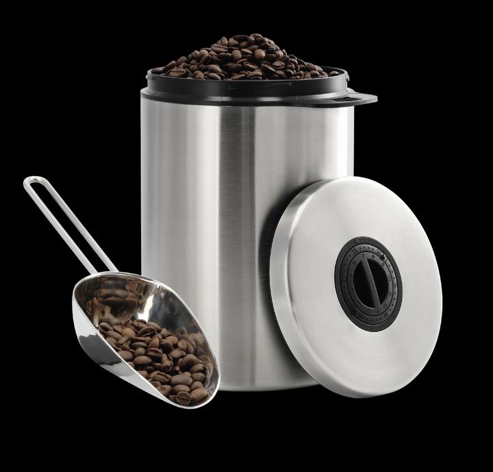 Immagine prodotto Xavax barattolo per caffè/tè Barattolo in acciaio inox per 1 kg di caffè in grani, con misurino (1 l)