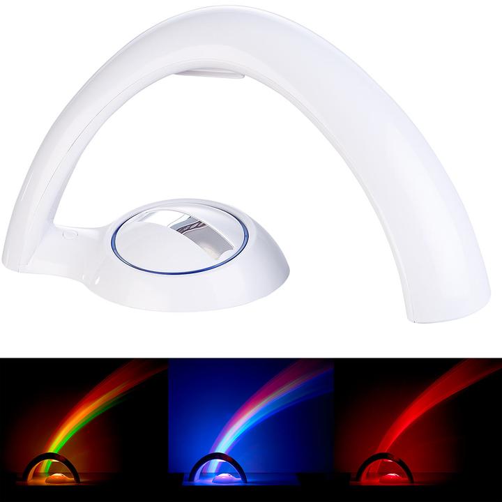 Produktbild Playtastic LED-Regenbogen-Projektionsleuchte für Schlaf- und Kinderzimmer (30 lm)