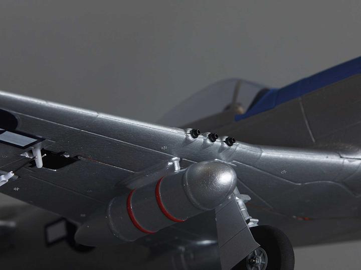 Actual product image Derbee P-51D Mustang Warbird PNP blue - 75cm (Warbird)