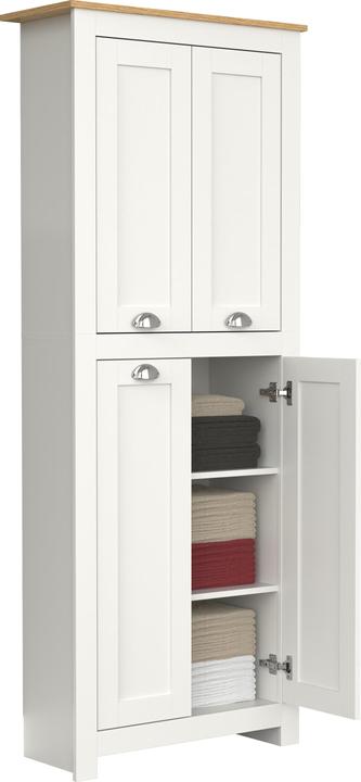 Produktbild VCM Holz Badmöbel Diele Bad Schrank Balusa