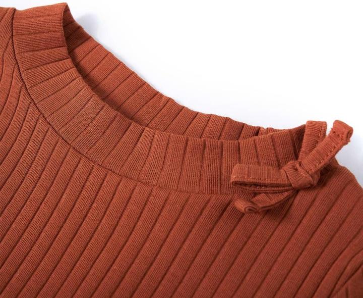 Immagine prodotto VidaXL Camicia da bambino a maniche lunghe Cognac 92,Materiale: 95 % cotone. 5 (92)