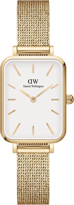 Actual product image Daniel Wellington Quadro Pressed Evergold White (Analogue wristwatch, 20 mm)