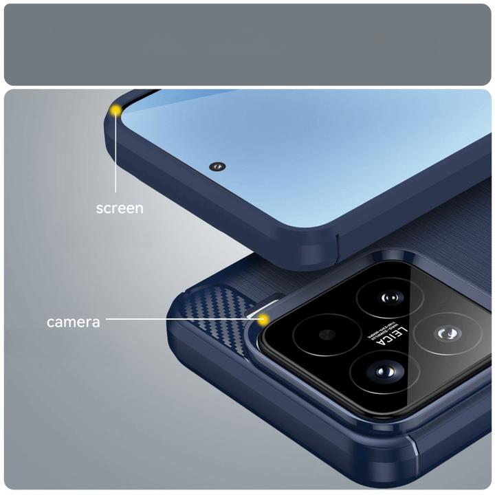 Immagine prodotto Cover-Discount Xiaomi 15 - Metall Carbon Look Hülle (Xiaomi 15)