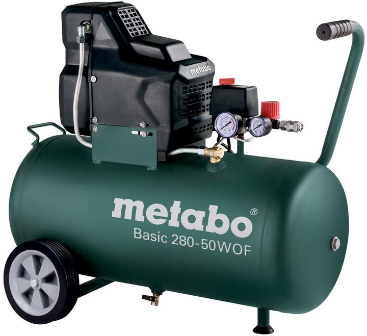 Metabo Compresseur Basic 280-50 W OF (601529000)  Carton (8 bar, 50 l)