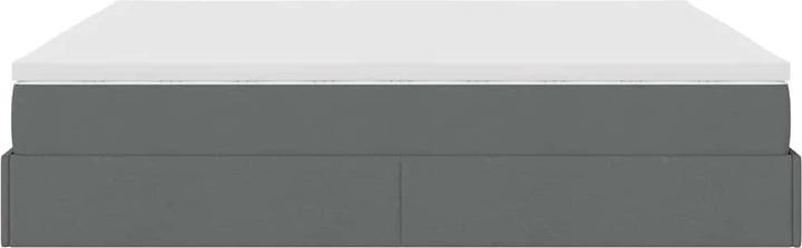 Immagine prodotto VidaXL Ottomana con materasso in tessuto grigio scuro 160x200 cm (160 x 200 cm)