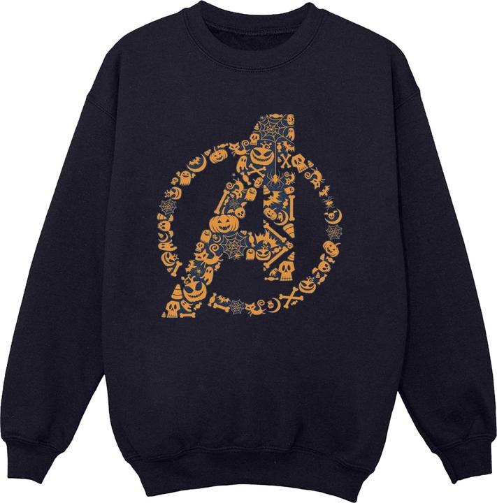 Image du produit - Sweat AVENGERS HALLOWEEN LOGO - Homme (M)