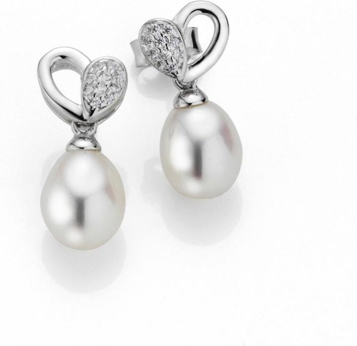 Adriana la mia Perla Ohrstecker (Silber)