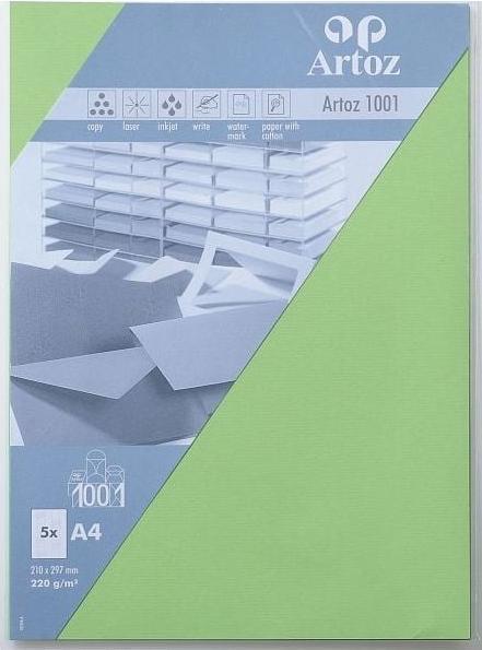 Artoz 1001 A4 220g birch green 5 boxes (A4, 220 g/m², 5 x)