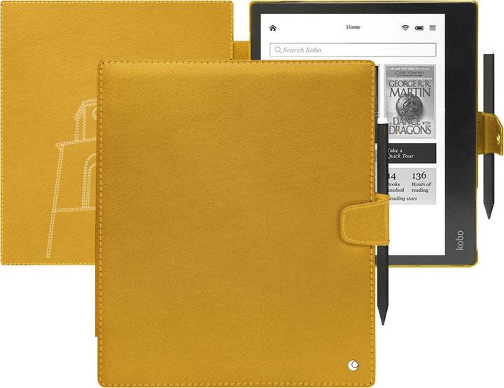 Actual product image Noreve Horizontal leather flap shell (Kobo Elipsa 2E)