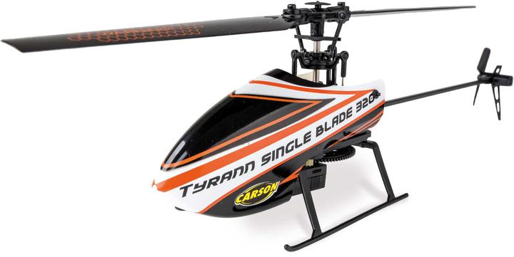 Actual product image Carson Tyrann Single Blade 320 Electric RTF orange