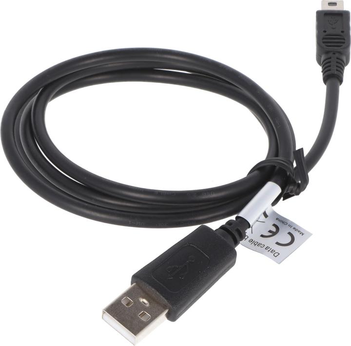 Image du produit AccuCell USB Datenkabel, Ladekabel, Anschlusskabel USB 2.0 auf Mini USB (1 m)