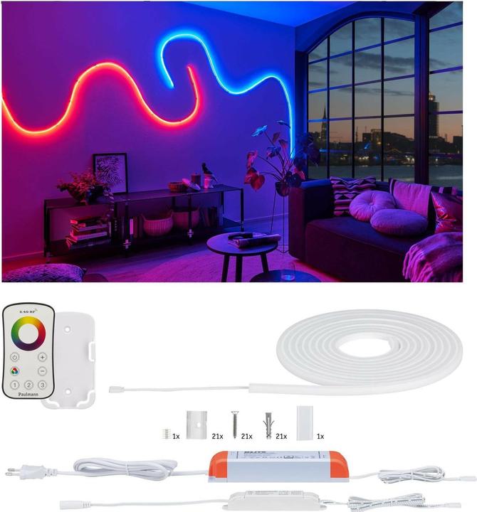 Produktbild Paulmann MaxLED Flow Stripe Set (Mehrfarbig, 500 cm, Indoor)