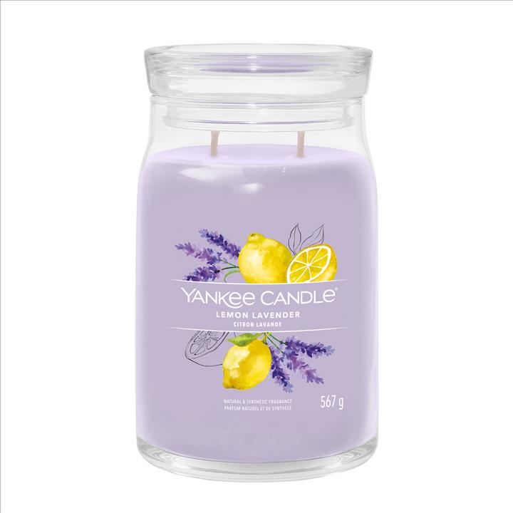 Image du produit Yankee Candle Bougie parfumée Lemon Lavender Signature Large Jar