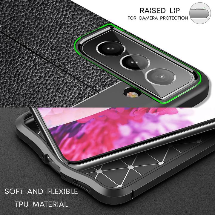 Immagine prodotto Nalia Custodia per cellulare in silicone con aspetto in pelle (Samsung Galaxy S22)