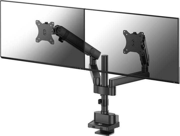 Produktbild Dual monitor arm office solid pro, with mechanical spring (Tisch, 35")