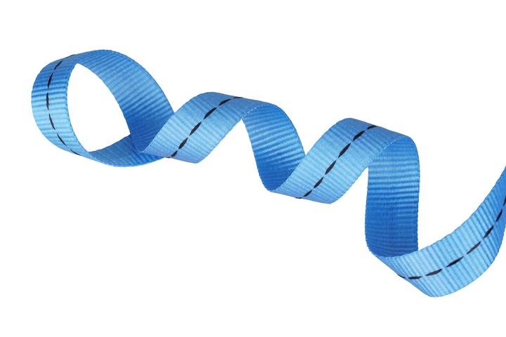 Actual product image Mamutec Webbing Polyester blue 25 mm, 100 m