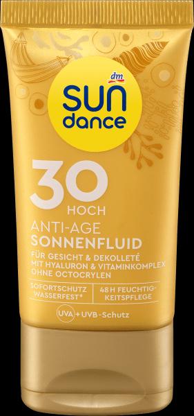 Immagine prodotto dm Sundance Sun Fluid Face Anti Age SPF 30, 50ml (Crema solare viso, SPF 30, 50 ml)