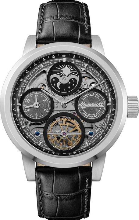 Ingersoll 1892 Ingersoll I16001 Herrenuhr The Arc Automatik 44mm 5ATM (Skeleton-Uhr, 44 mm)