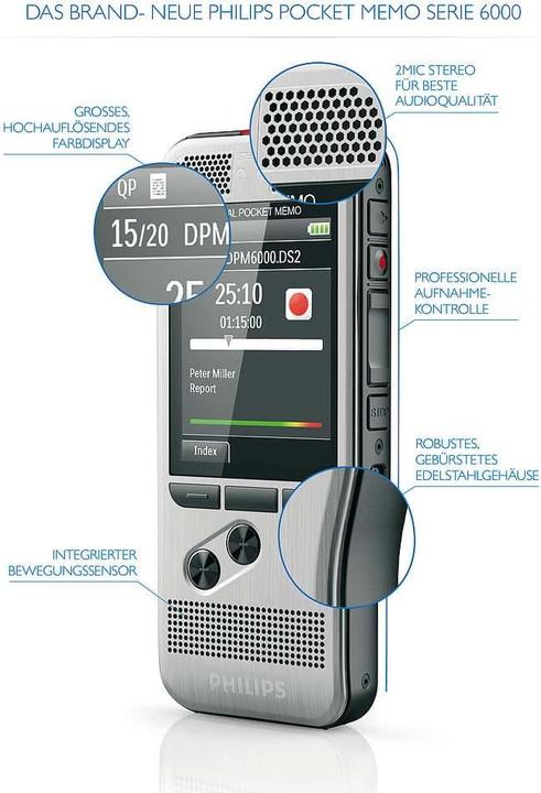 Immagine prodotto Philips DPM6000 Pocket Memo