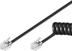 Actual product image Goobay Telephone handset spiral cable CCA RJ10 plug > RJ10 plug