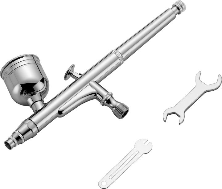 Immagine prodotto Wiltec Pistola per aerografo HS-30-1 Designs ugello da 0,3 mm Tazza per liquidi