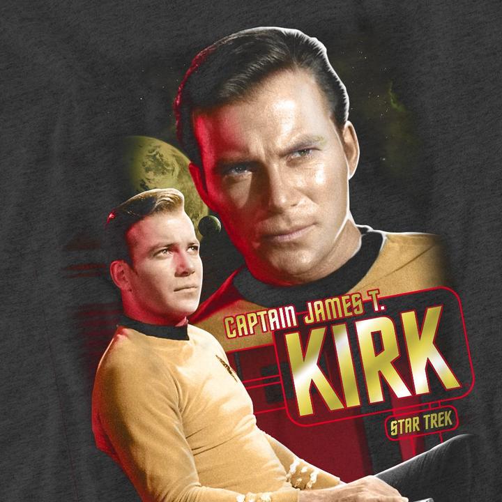 Actual product image Unisex Adult Captain Kirk T-Shirt (M)