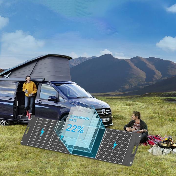 Image du produit Choetech Panneau de chargeur solaire léger SC017 400W noir (400 W, 10 kg)