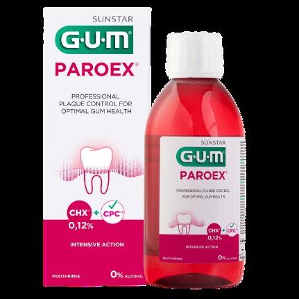 Produktbild GUM SUNSTAR PAROEX Mundspülung 0.12 % chlorhexidine (300 ml, Mundspülung)