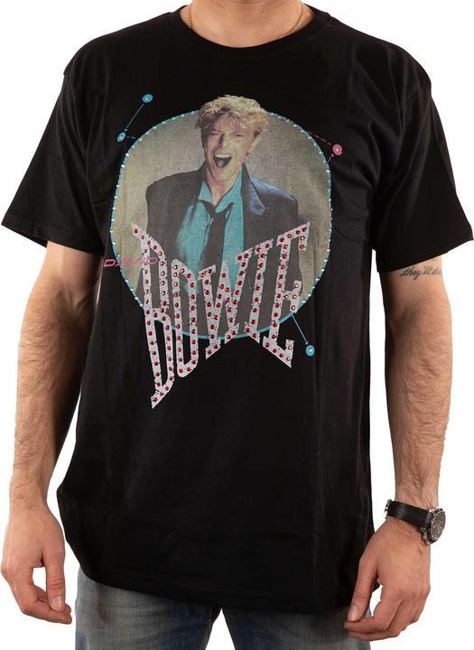 Image du produit David Bowie Unisexe Adulte 83 Vintage Embelli T-shirt (XXL)