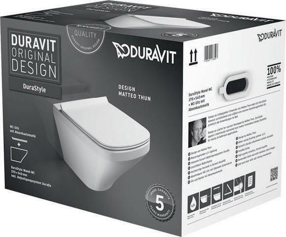 Actual product image Duravit Wall-hung WC set DURASTYLE white