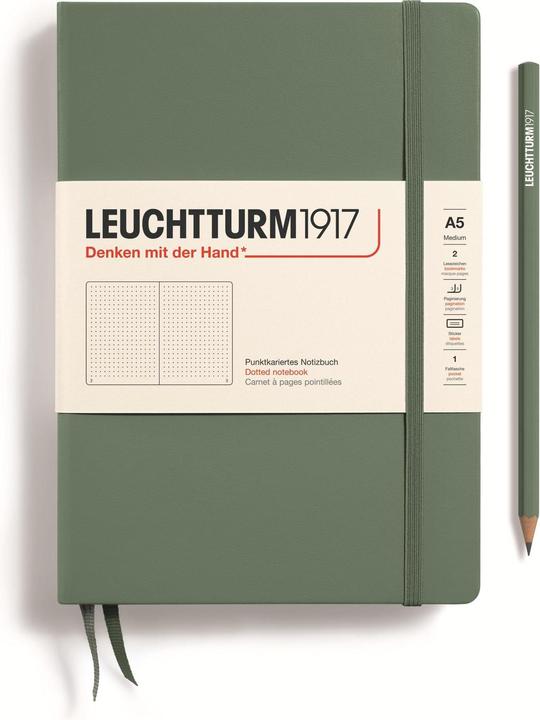 Leuchtturm1917 Taccuino (A5, Punteggiato, Copertina rigida)