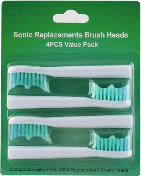 Produktbild Hermex Aufsteckbürsten Bürstenkopf Zahnbürstenaufsätze P-HX 7004 (4 x)