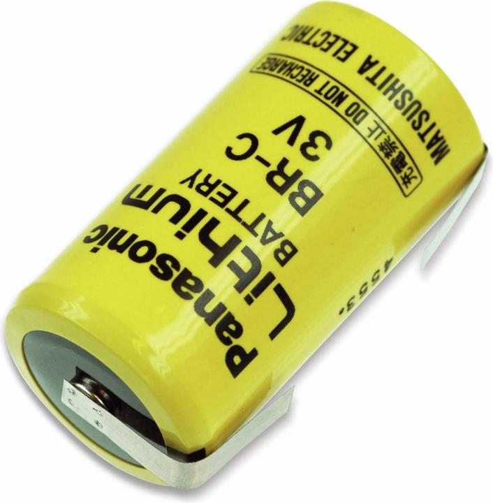 Image du produit Panasonic Pile au lithium BR-C, avec languette à souder en U, 3 V-, 5000 mAh (5000 mAh)