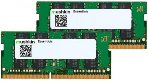Produktbild Mushkin DDR4 SO-DIMM 16 GB 2400-CL17 - Dual-Kit - Essential (2 x 8GB, 2400 MHz, DDR4-RAM, SO-DIMM)