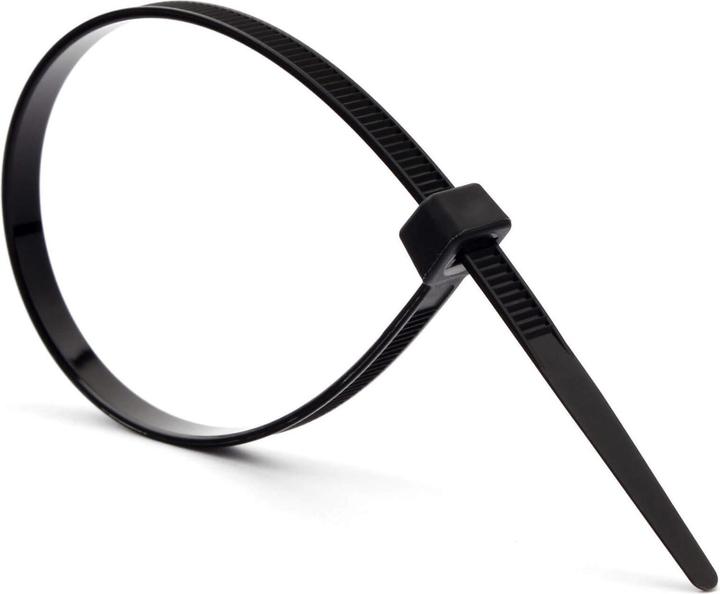 Immagine prodotto SET Handels Fascetta ri-lsbarra 300x4,8mm, nera, sacchetto  100 pz. (300 mm, 100 pz.)