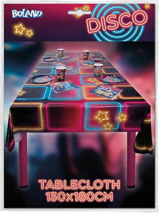 Produktbild Boland Tischdecke Disco 130x180cm Plastic 80er 70er Jahre (130 x 180 cm)