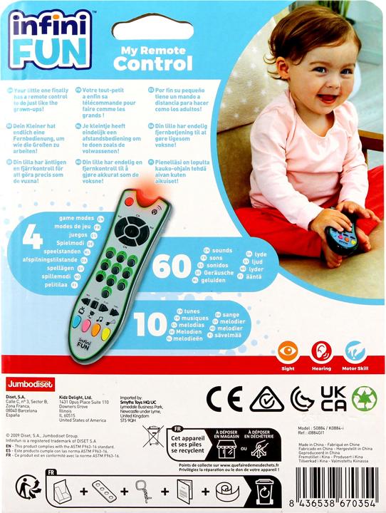 Image du produit Infini Fun télécommande, S0884 (Néerlandais, Anglais)