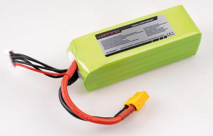Actual product image Wellpower LIPO AKKU ULTIMA GT II 2200 mAh / 14,8 Volt 4S 40/80C CH5/8 XT-60 (14.80 V, 2200 mAh)