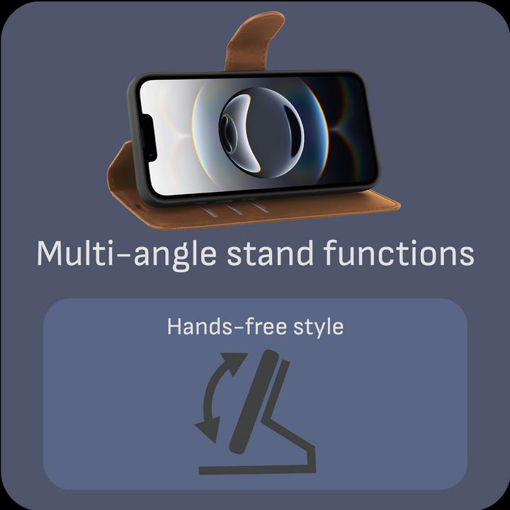 Actual product image Cazy Premium-Geldbörsen-Etui, Magnetisches Geldbörsen-Etui, Kartenfächer, Ständer (Apple iPhone 16e)