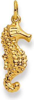 Natsumi Schmuck Anhänger Seepferd Gold 18K/750 (750/18 K Gelbgold)