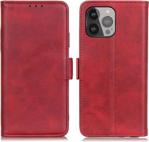 Produktbild Cover-Discount iPhone 13 Pro Max - Vintage Flip Case Hülle rot (Apple iPhone 13 Pro Max)