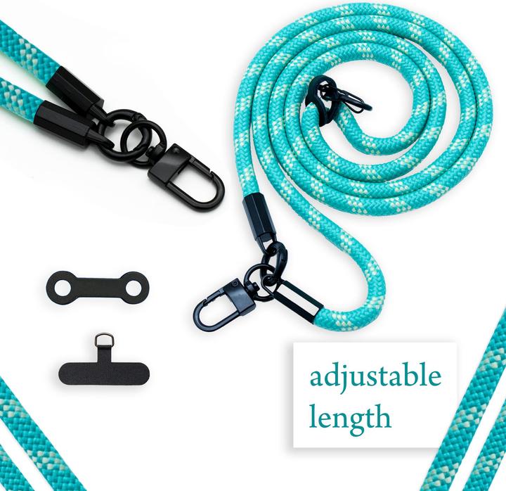 Image du produit Cadorabo Chaîne de téléphone portable pour Huawei P40 LITE E Necklace Coque